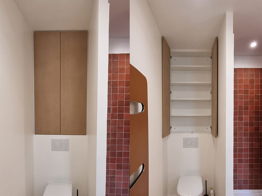 Meuble toilette